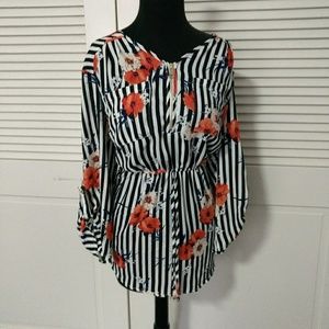2XL Stella Tweed blouse